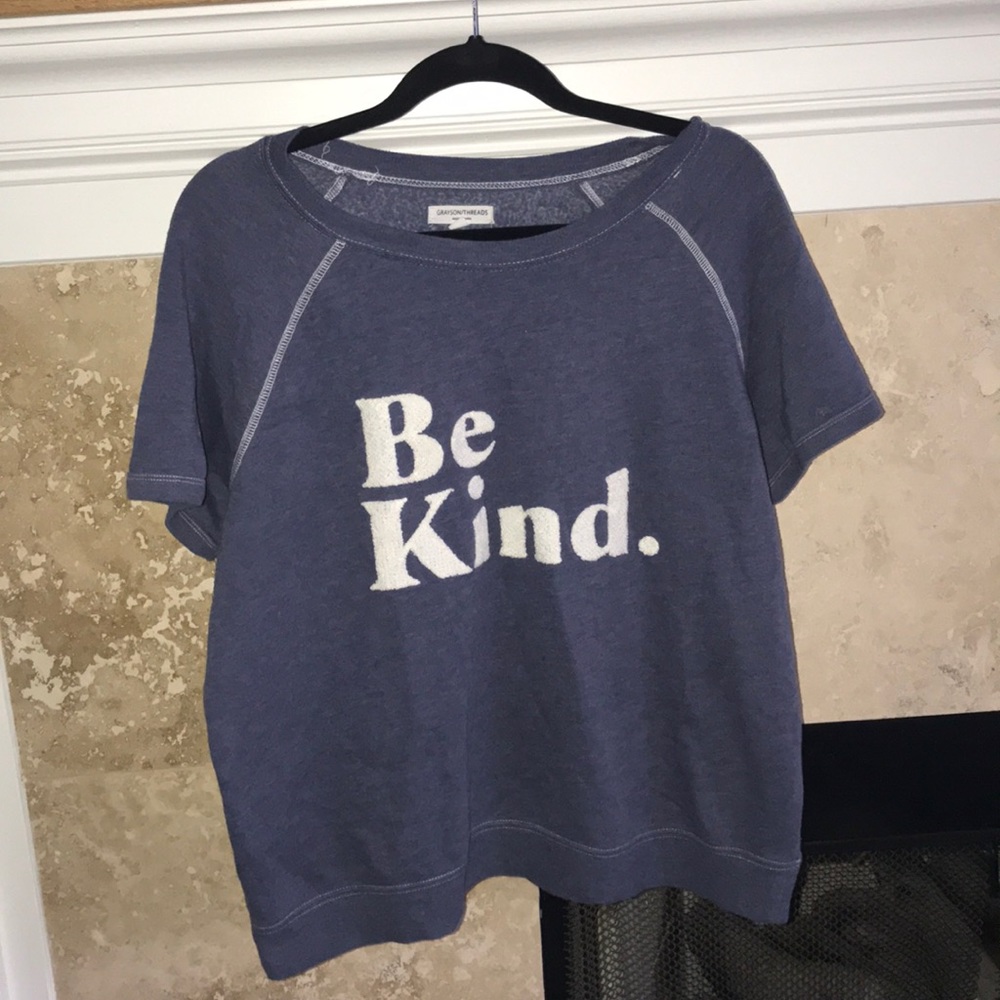 Be Kind Short sleeve sweat shirt